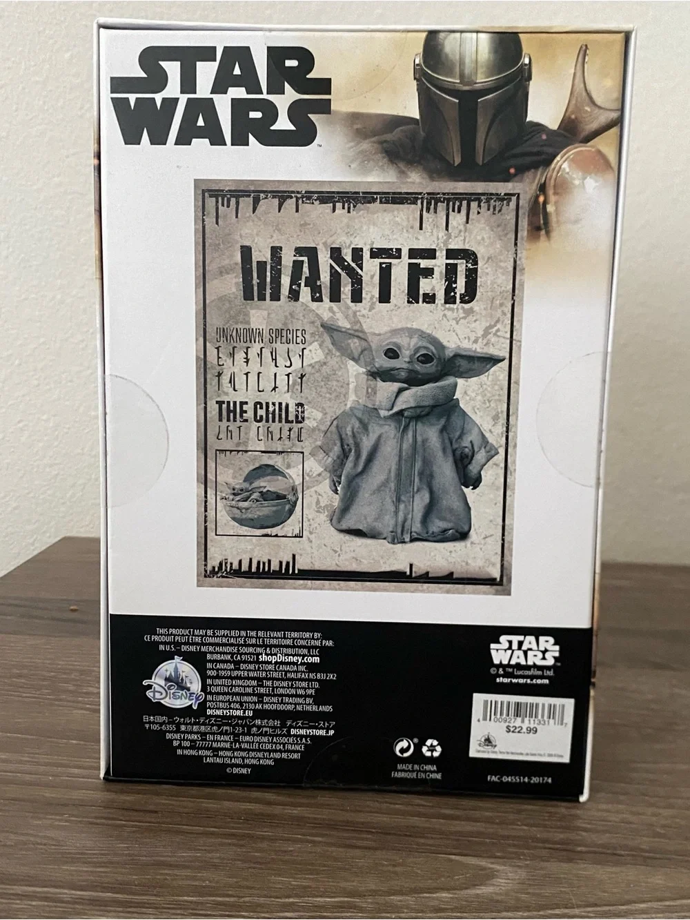 Disney Parks Walt World WANTED Grogu Child Puzzle Mandalorian 1,000 Piece